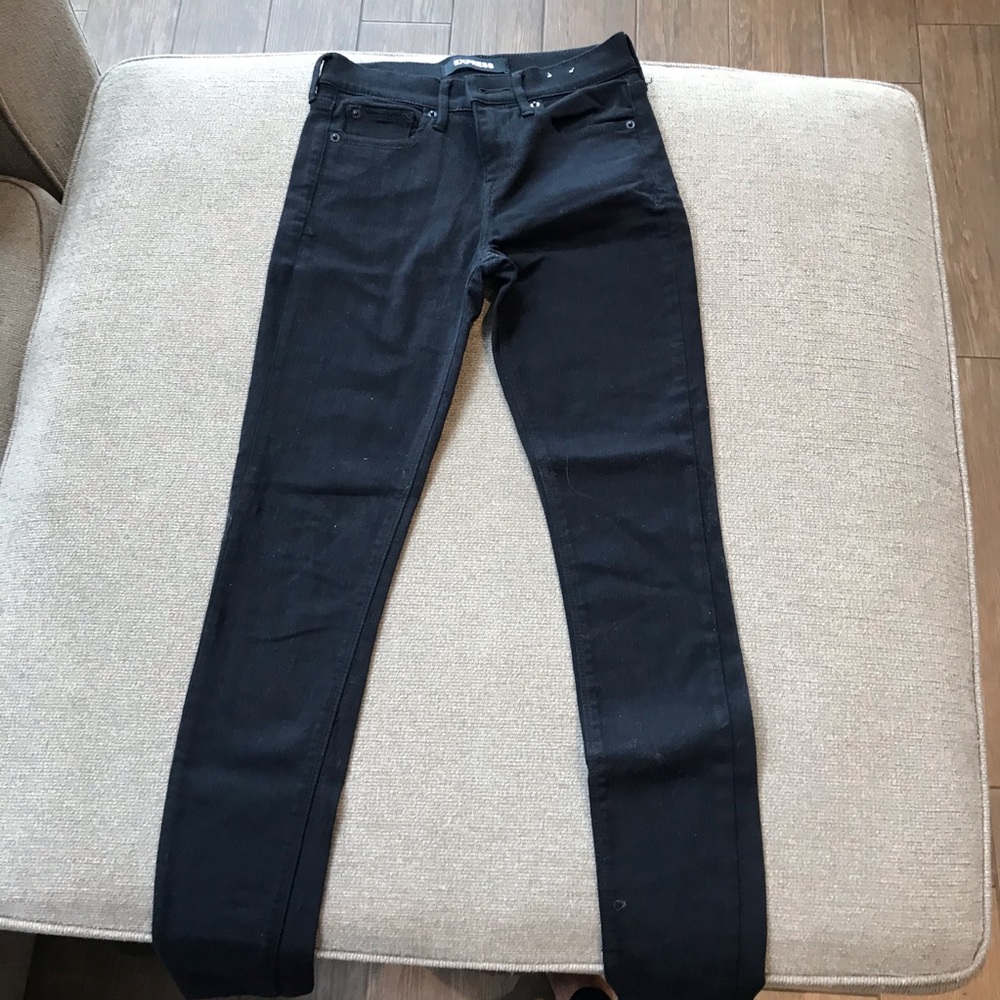 Black jeggings